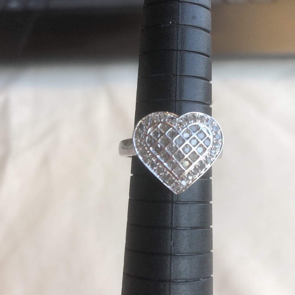 925 Silver With Diamonds Ring - image 5